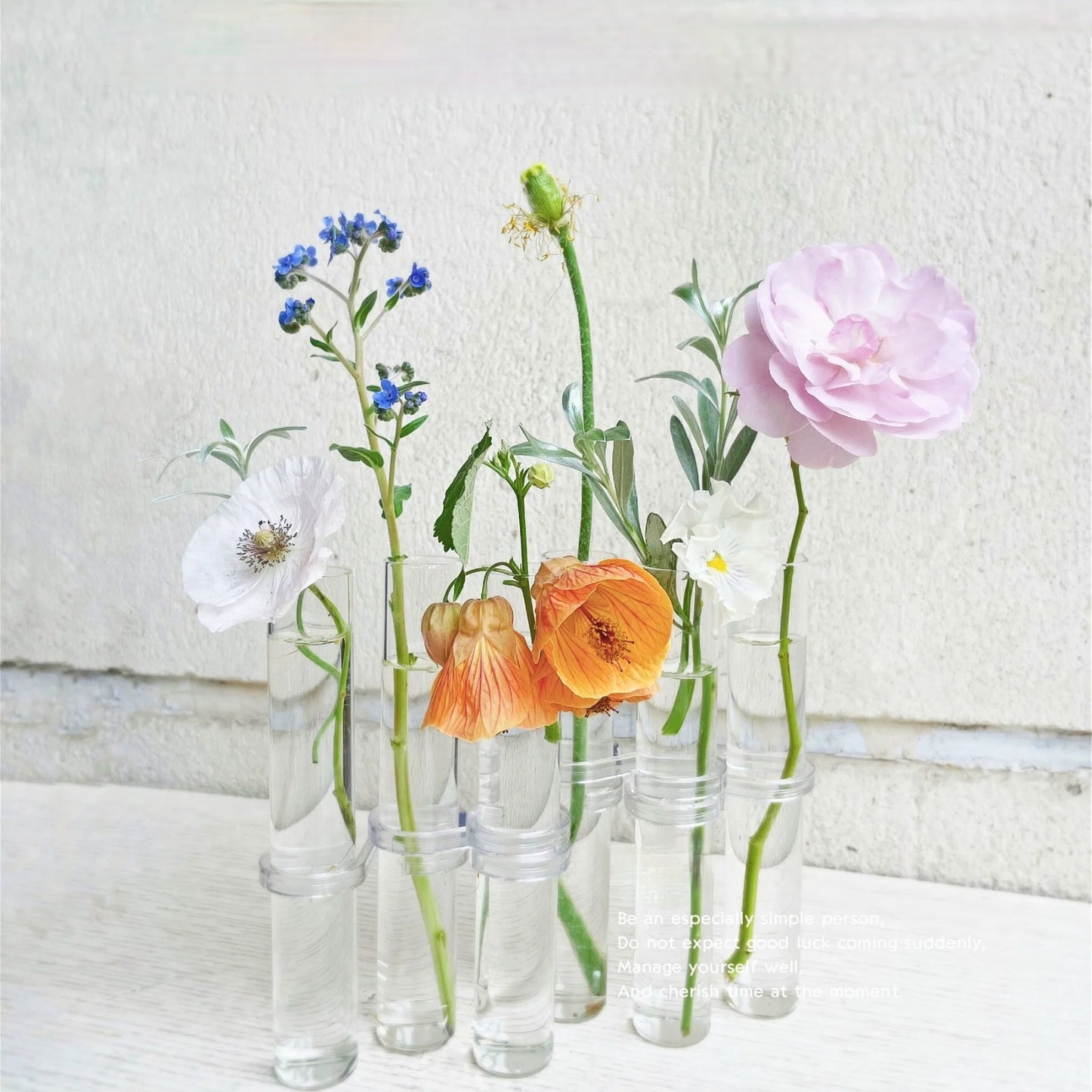 Hanging Glass Vase Tubes for Home Decor