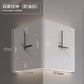 Curved Double-Sided Wall Clock for Modern Home Decor