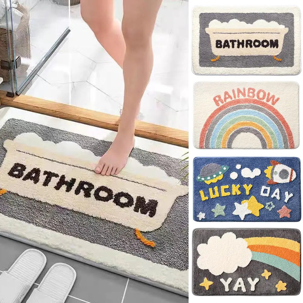 Rainbow Anti-Slip Bathroom Mat