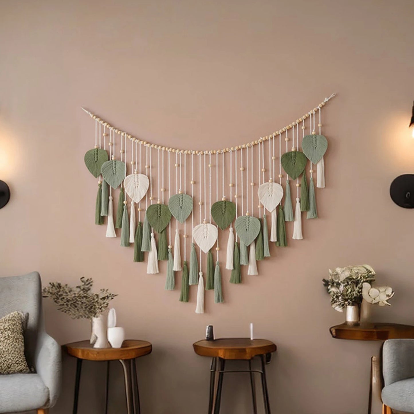 Bohemian Macrame Wall Hanging for Home Decor