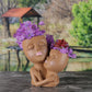 Cute Girl Face Vase, Nordic Home Decor Plant Pot