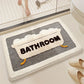 Faux Cashmere Non-Slip Bathroom Mat