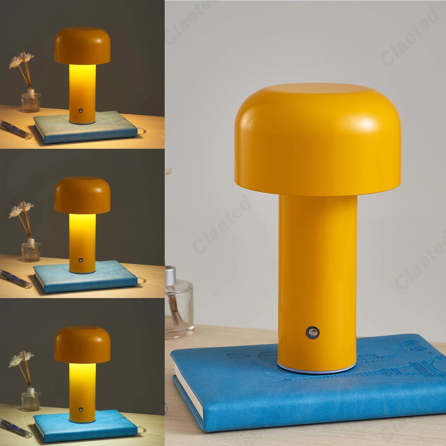 Italian Mushroom Table Lamp USB Rechargeable Decor Lamp