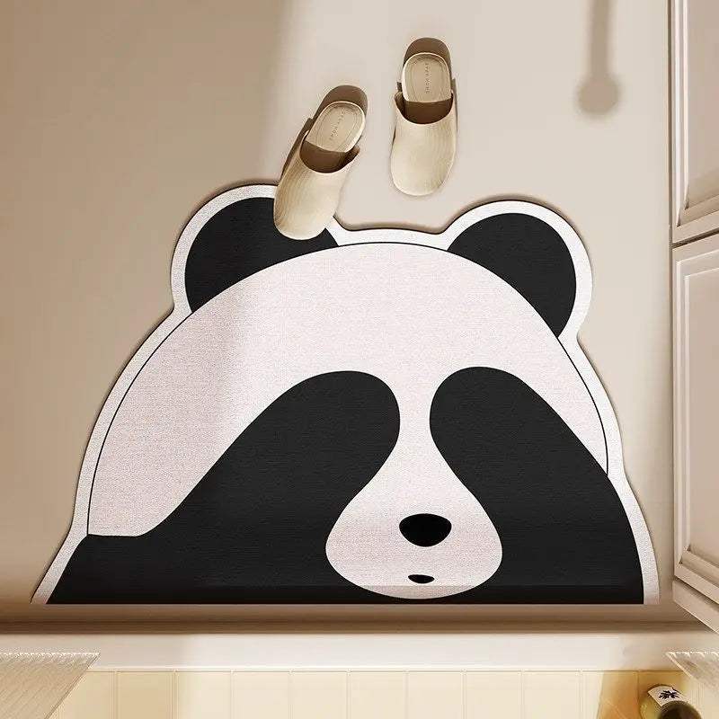 Cute Quick Drying Panda Bath Mat