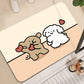 Cute Cartoon Diatom Mud Absorbent Bathroom Mat