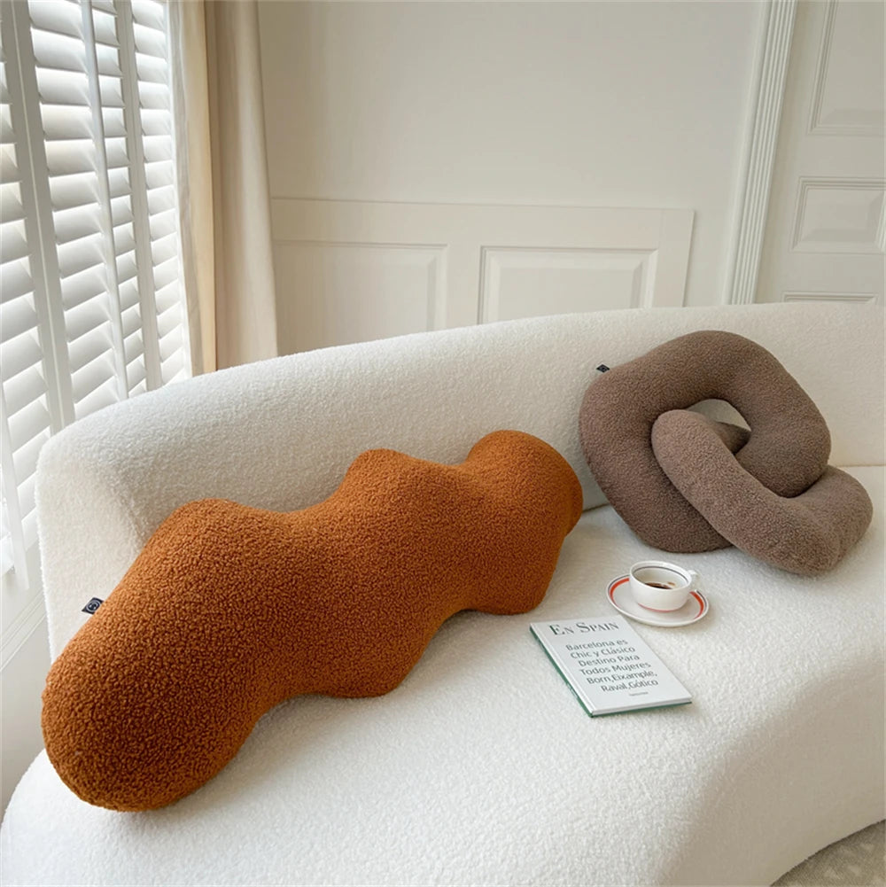 Funny Plush Wool Cushion for Living Room