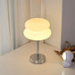 Egg Tart Glass Lamp with LED Tricolored Bulb