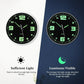 Glow in the Dark Silent Wall Clock for Living Room