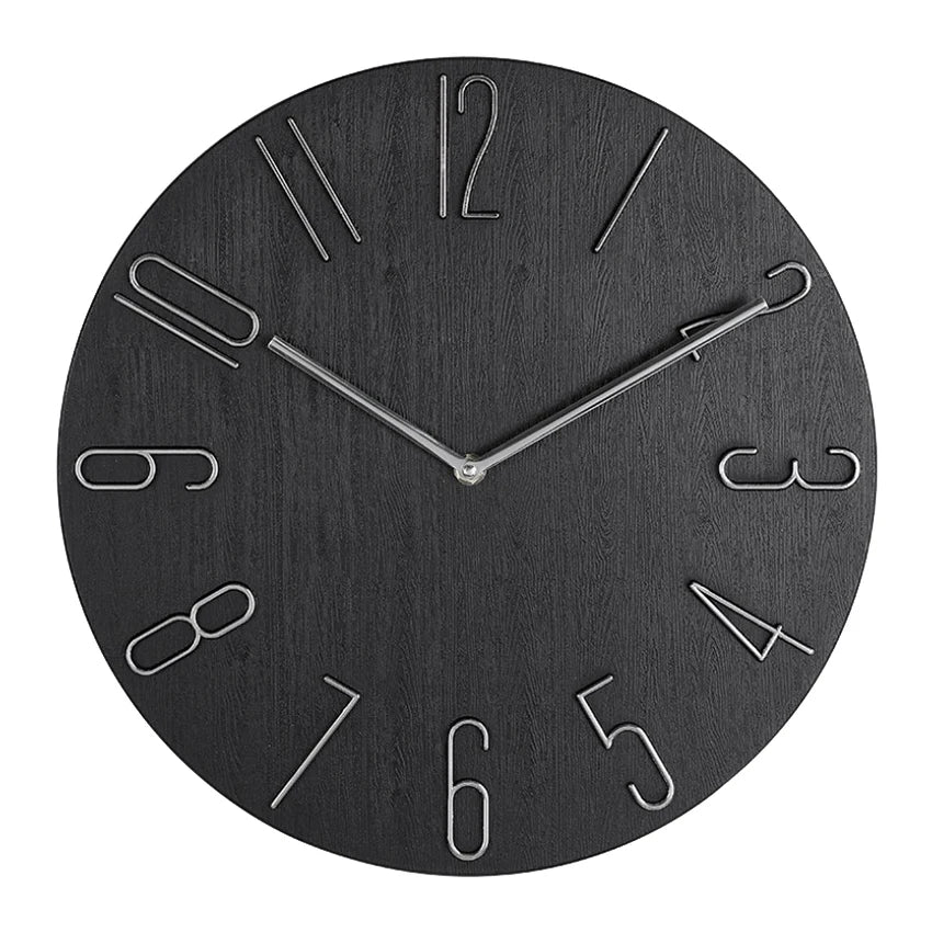 Fashionable Simple Black Wall Clock