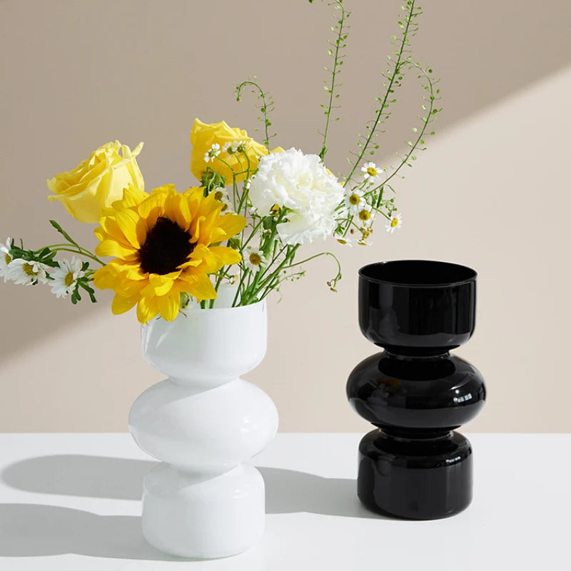 Nordic Glass Vases for Home Flower Decoration