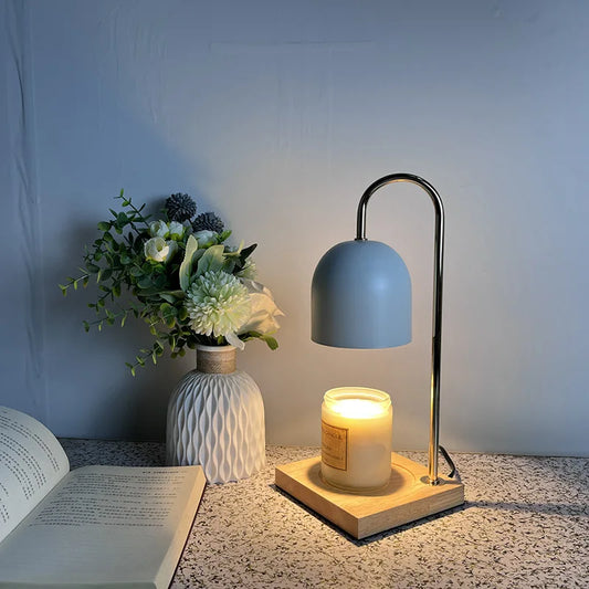 Modern Scented Candle Lamp - Timer & Fragrance Diffuser