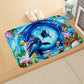 Ocean Beach Starfish Pattern Doormat