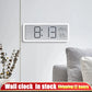 LCD Digital Wall Clock with Battery Power