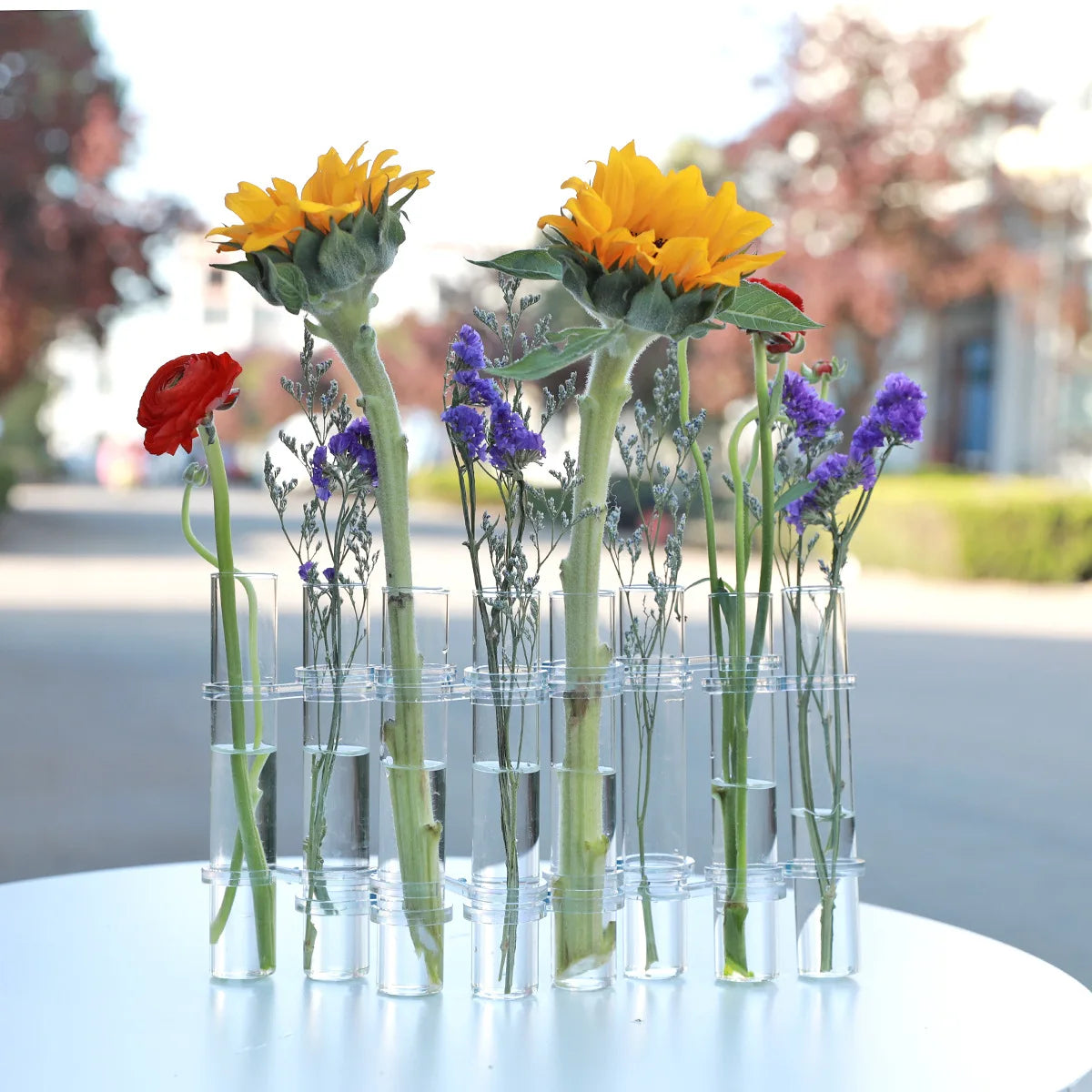 Hanging Glass Vase Tubes for Home Decor