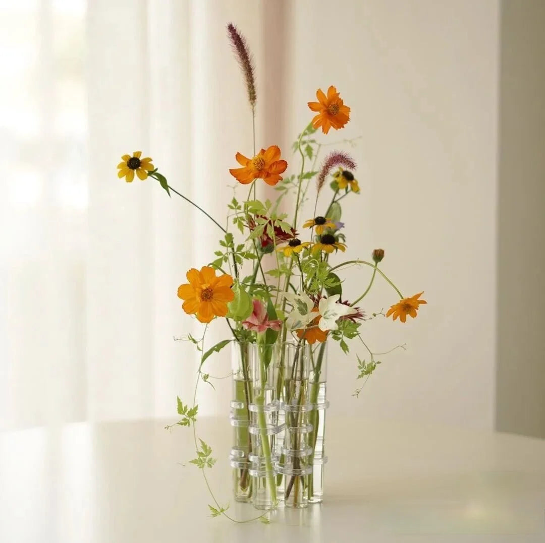 Hanging Glass Vase Tubes for Home Decor