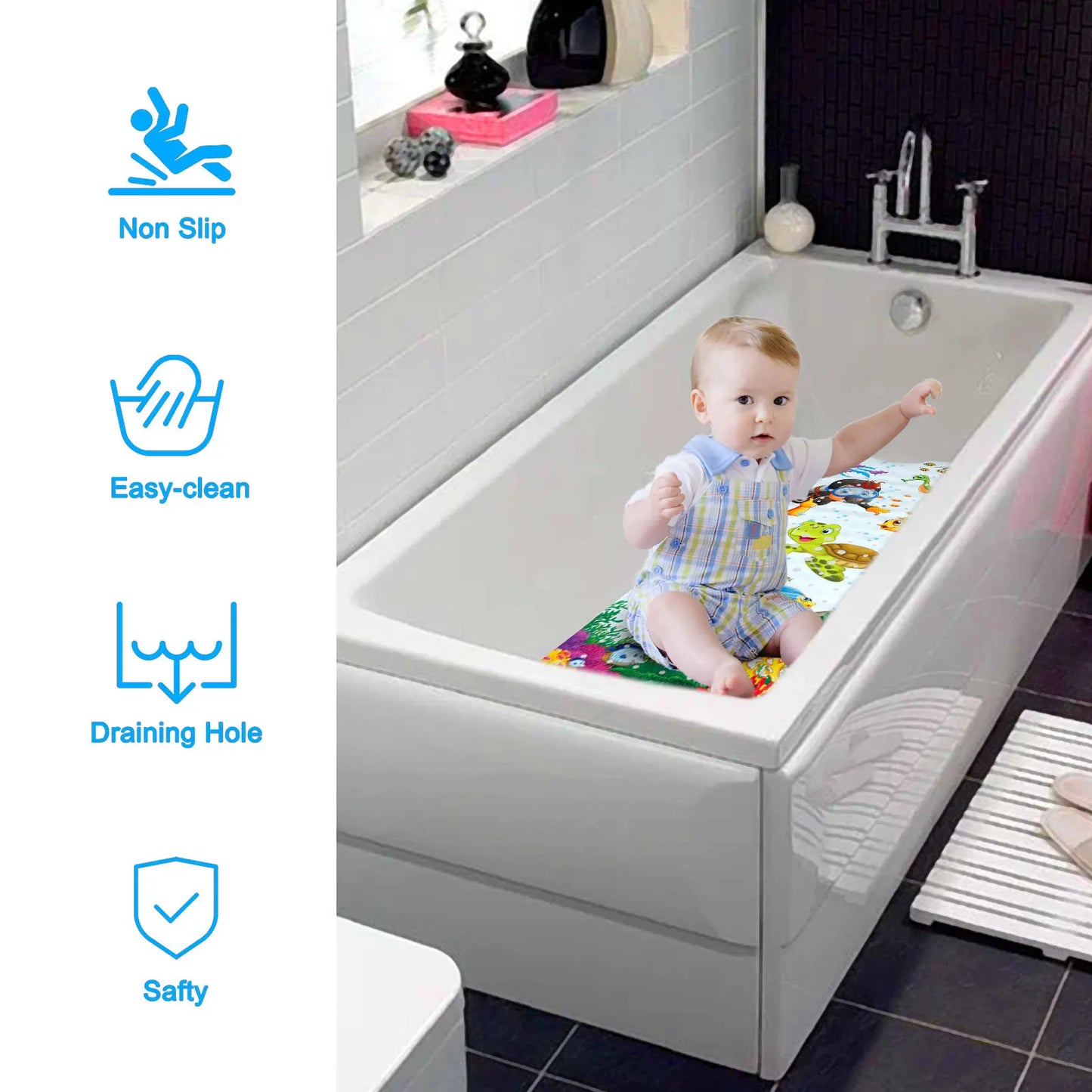 Cute Cartoon Anti-Slip Bathtub Mat