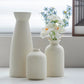 Boho Farmhouse Vase Set - Small Ceramic Decor