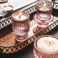 Crystal Glass Tealight Holders for Romantic Decor