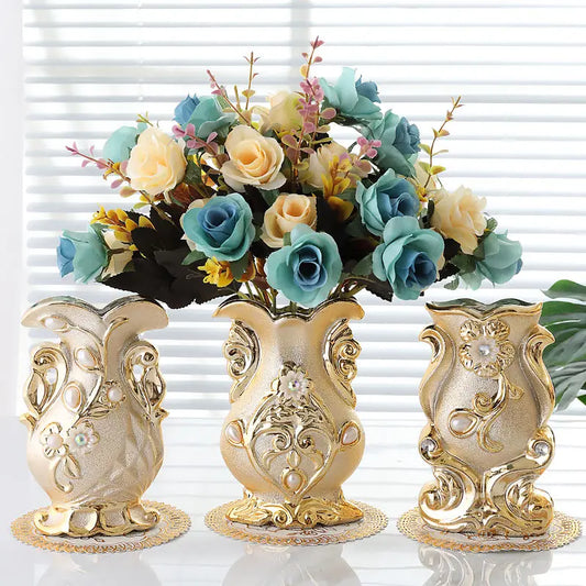 Frosted Porcelain Vase for Vintage Home and Wedding Décor