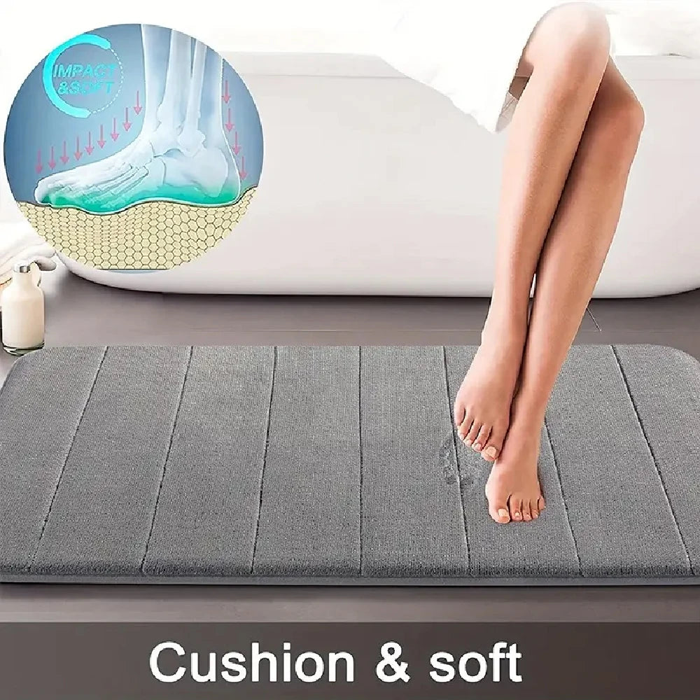 Soft Memory Foam Bathroom Rug Set