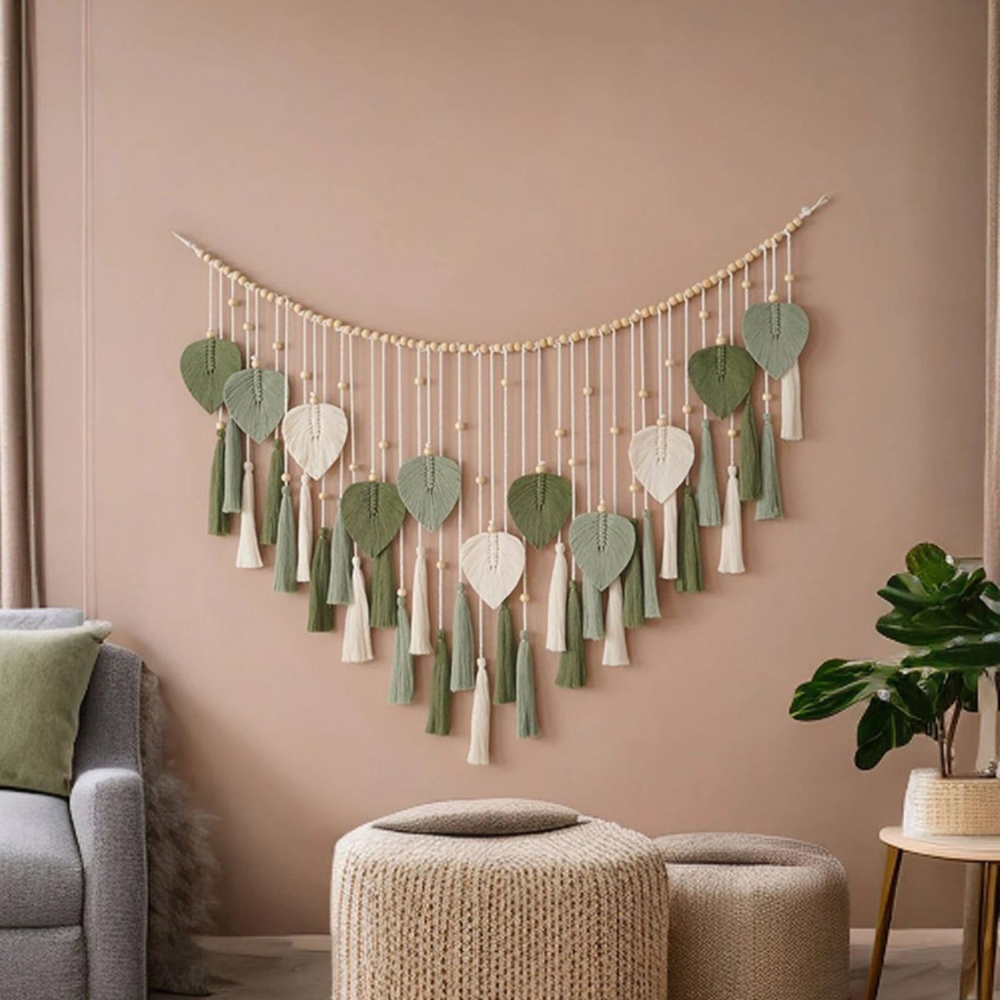 Bohemian Macrame Wall Hanging for Home Decor