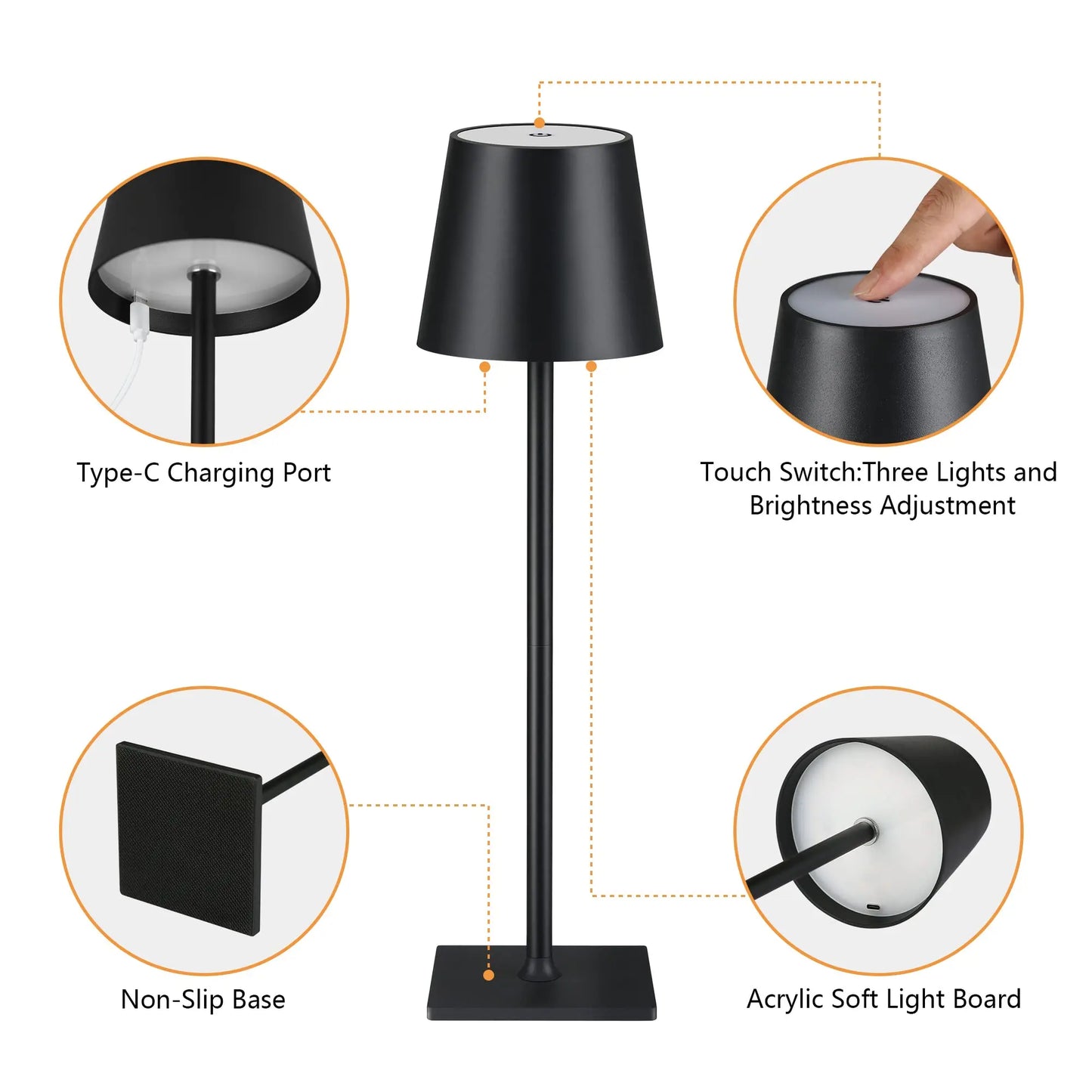 Adjustable Color Temperature LED Table Lamp