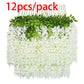 12pcs Artificial Wisteria Flower Garland