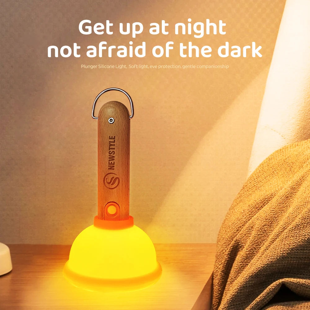 Plunger Silicone Night Light