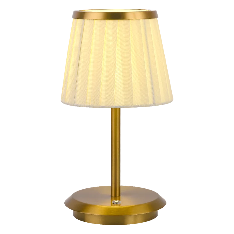 Fabric Table Lamp - Portable & Wireless Lighting