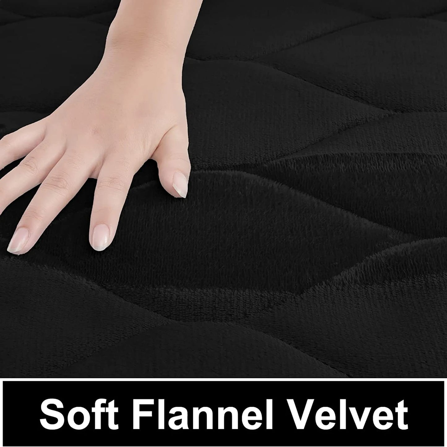 Super Absorbent Coral Velvet Bath Mat