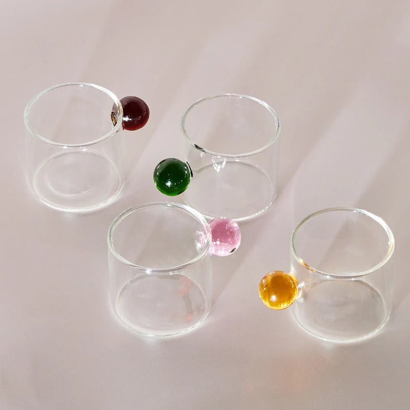 Heat Resistant Mini Glass Espresso Cups Set