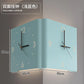 Curved Double-Sided Wall Clock for Modern Home Decor