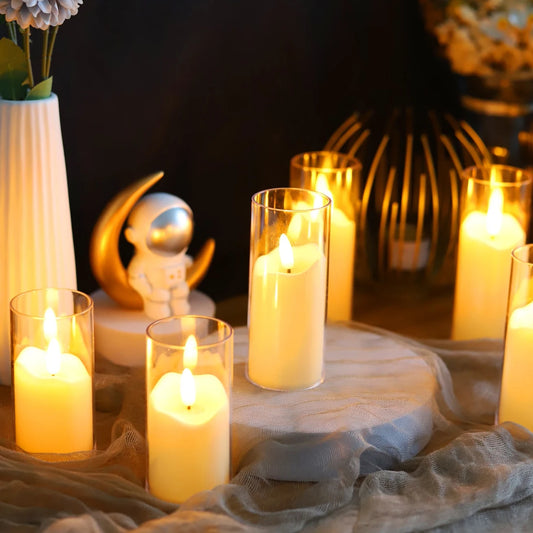 LED Flameless Tealight Candles with Packing Box