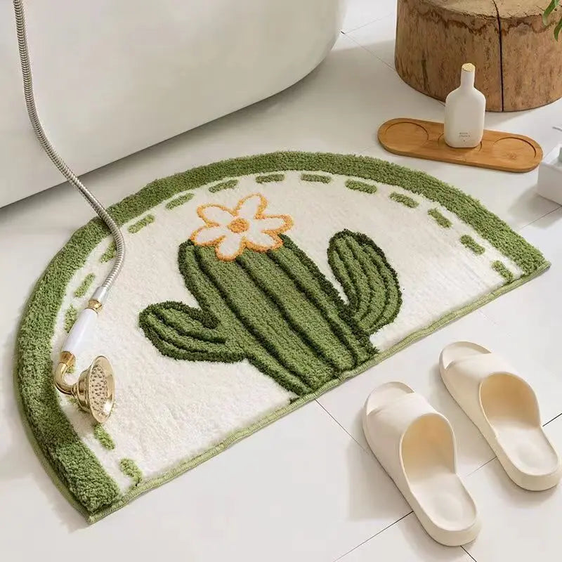 Cute Plush Anti-Slip Bathroom Door Mat