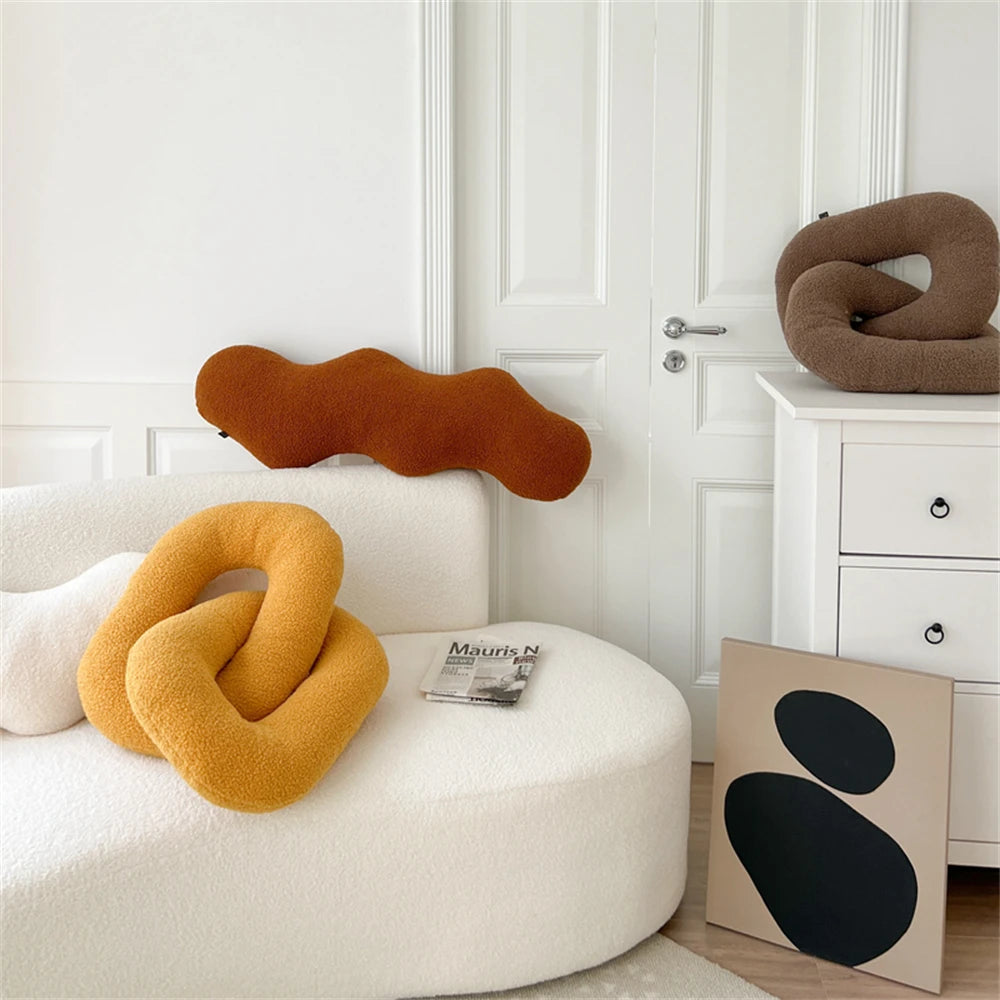 Funny Plush Wool Cushion for Living Room