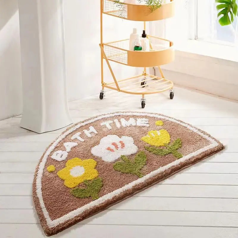 Cute Plush Anti-Slip Bathroom Door Mat