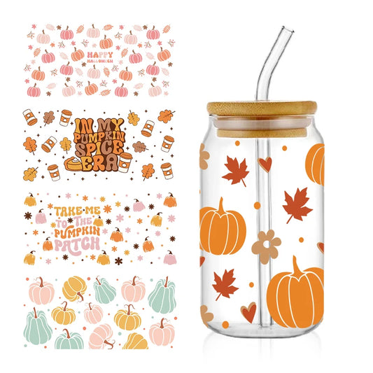 Thanksgiving Fall Cup Wraps for DIY Customization