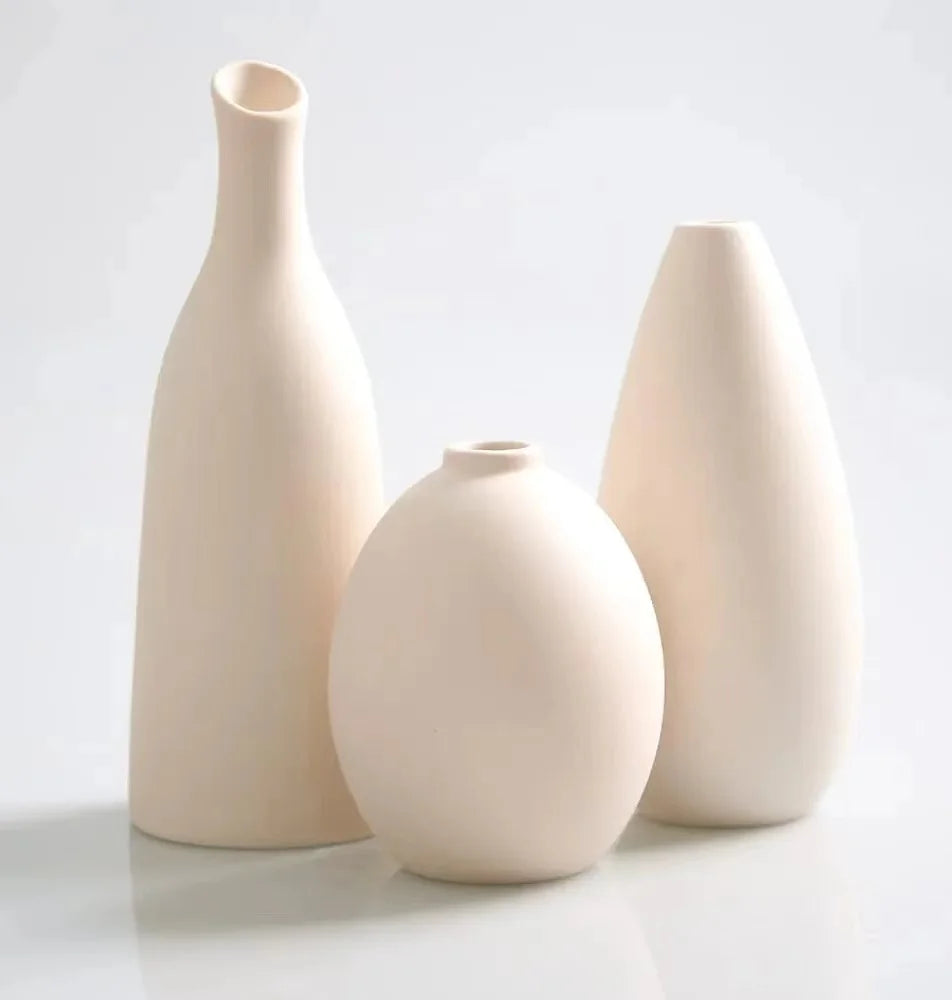 Nordic Ceramic Vases for Living Room Decor