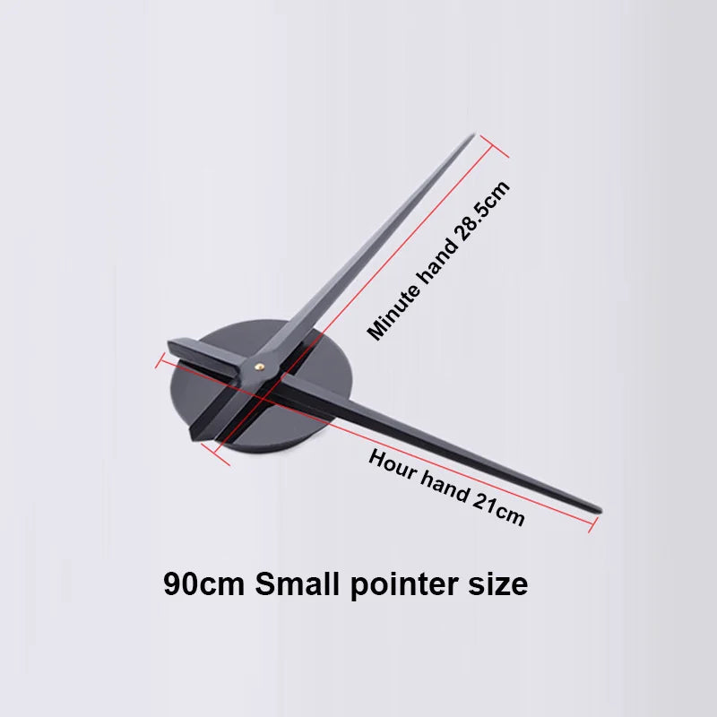 Large 3D Poster Wall Clock for Study