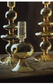 Vintage French Style Crystal Glass Candle Holders