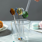 Sustainable Heat-Resistant Glass Dessert Spoons Set 3pcs