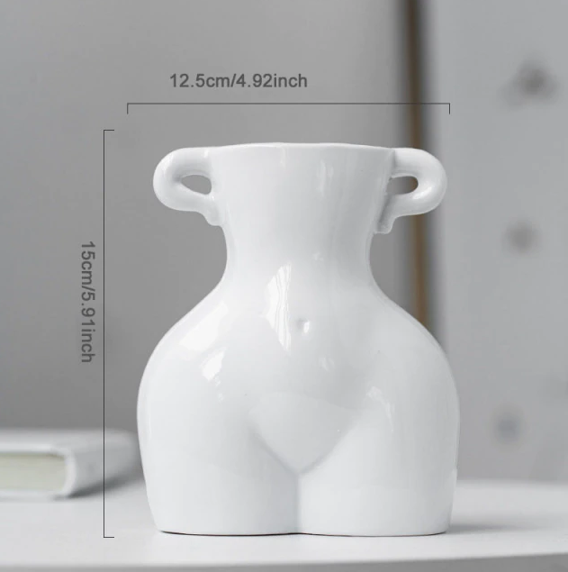Nordic Butt Ceramic Flower Vase