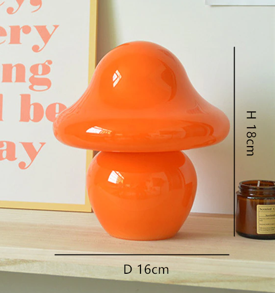 2022 New Orange Baby Mushroom Lamp