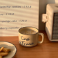 Retro "Café de France" French Coffee Mug Saucer Set