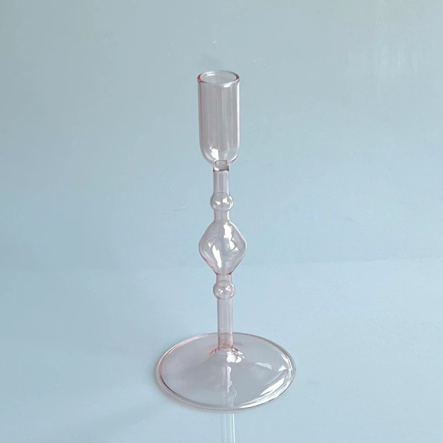 Northern European Style Slim Glass Candle Holders