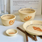 Creamy Bread Ceramic Tableware Set