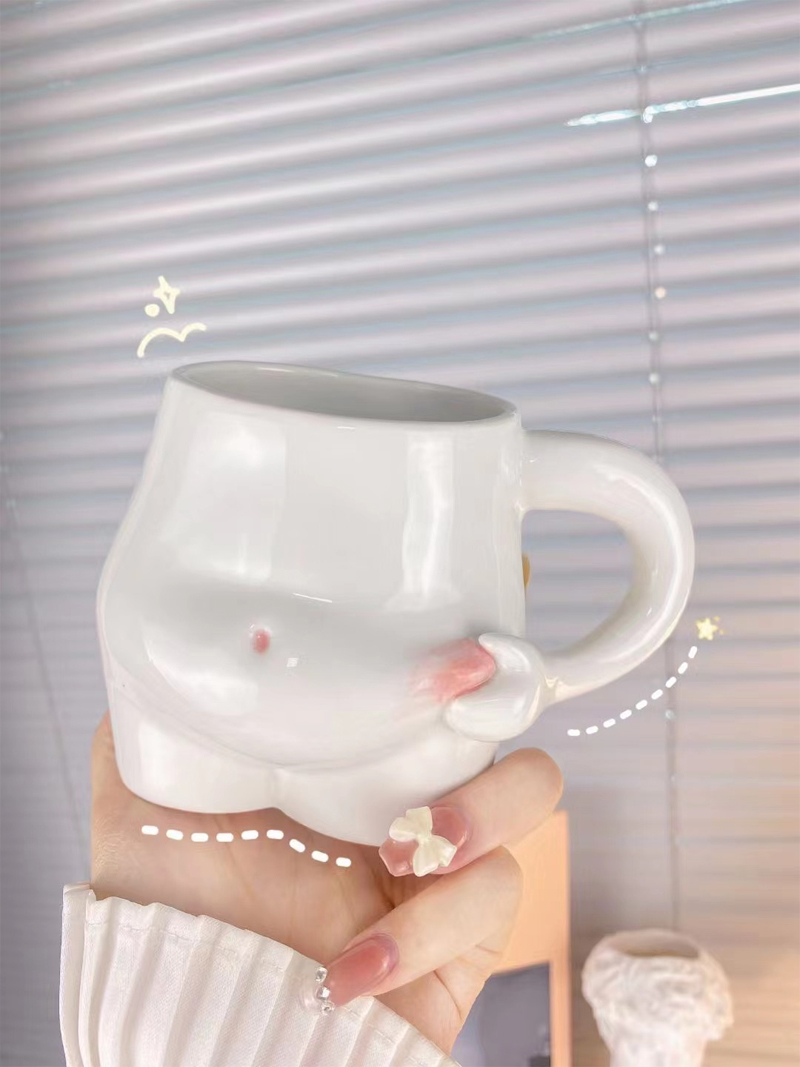Creative Ceramic Fat Big Belly Coffee Mug