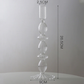 Groovy Colorful Ripple Glass Candle Holders for Home Wedding Room Party Decoration