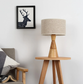 Nordic Linen Table Lamp with Wood Base
