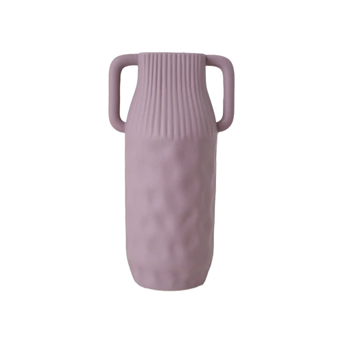 Pastel Morandi Geometric Ceramic Vases For Dried Flowers